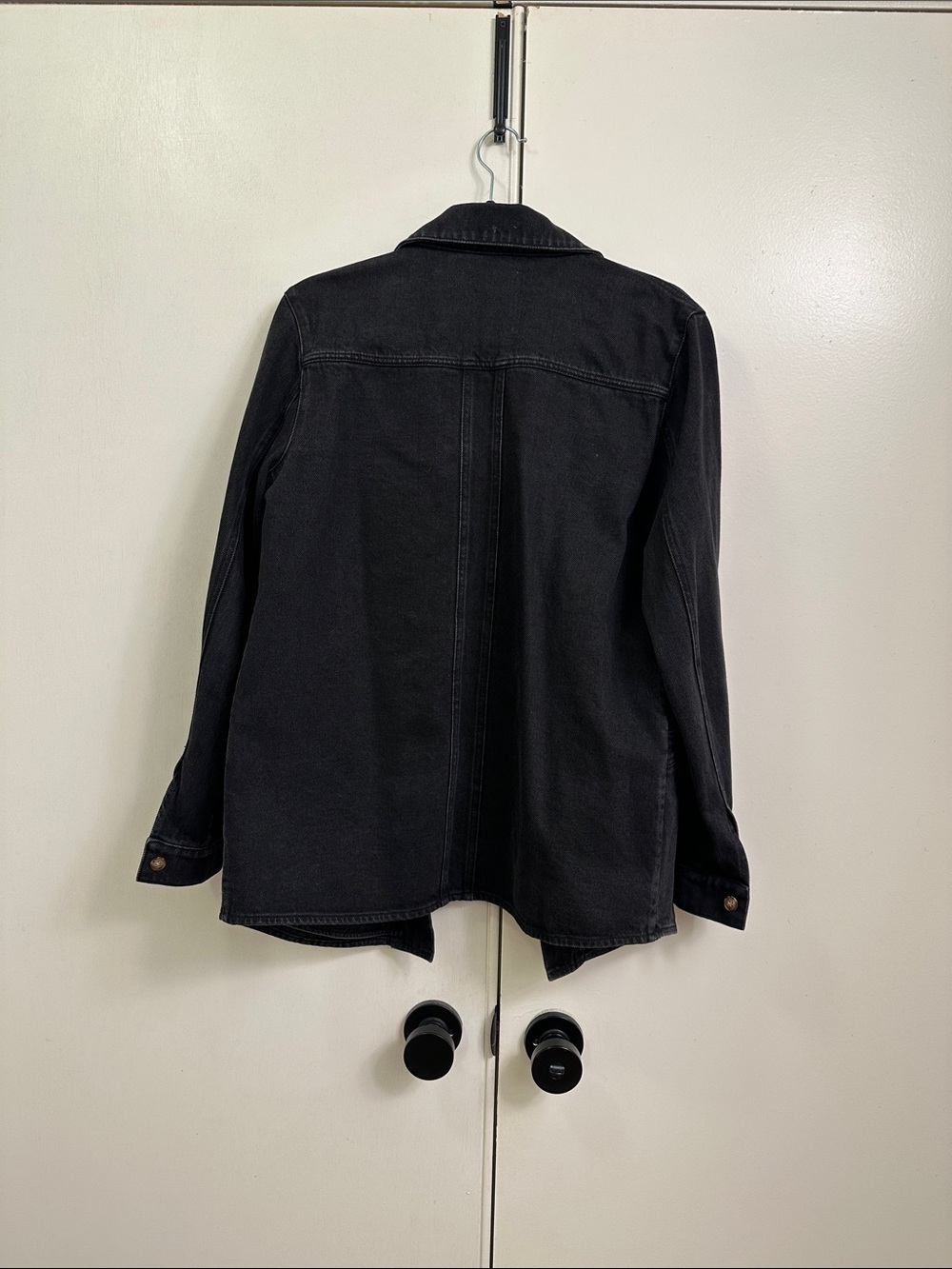 Black Sezane Jean Jacket - Picture 3 of 4